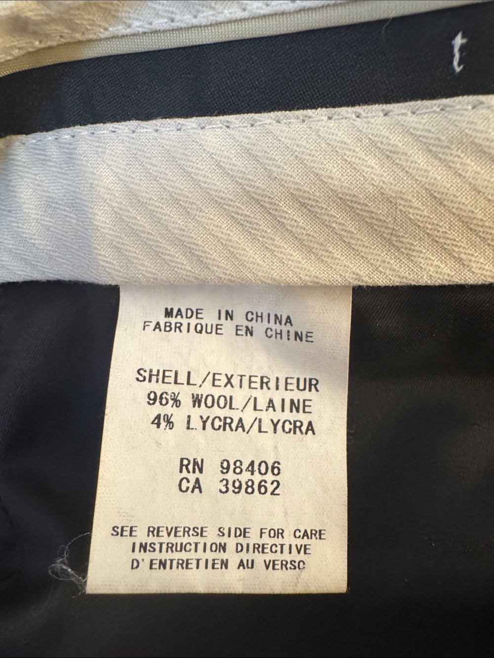 Theory Black Trousers Size Tag Missing EUC Likely Size 8 - Picture 5 of 6